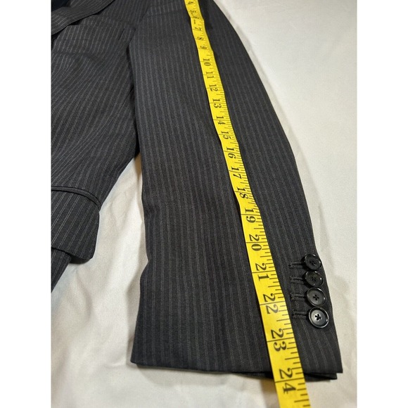 Brooks Brothers 1818 Men's Golden Fleece Madison Charcoal Pin Stripe Blazer 41R - Picture 12 of 14